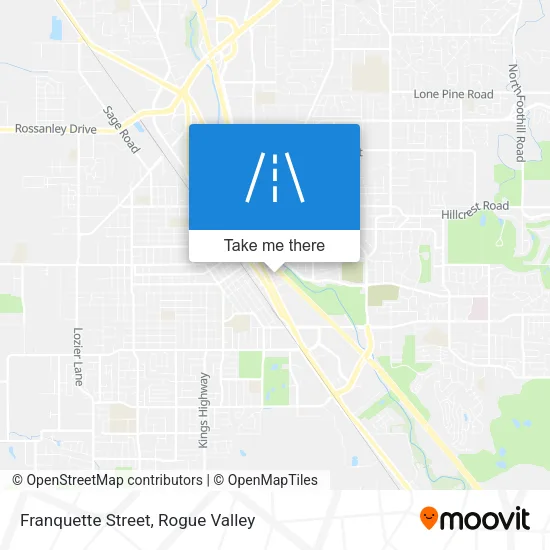 Franquette Street map