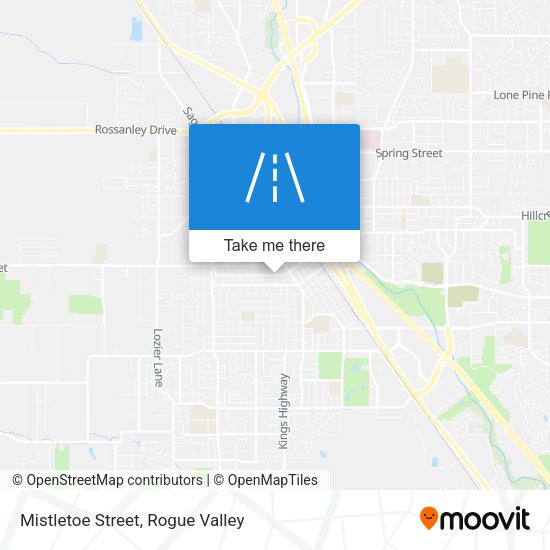 Mistletoe Street map