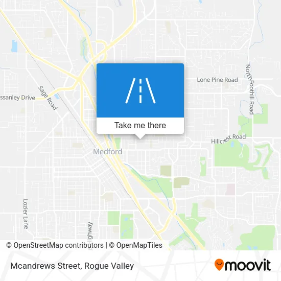 Mcandrews Street map