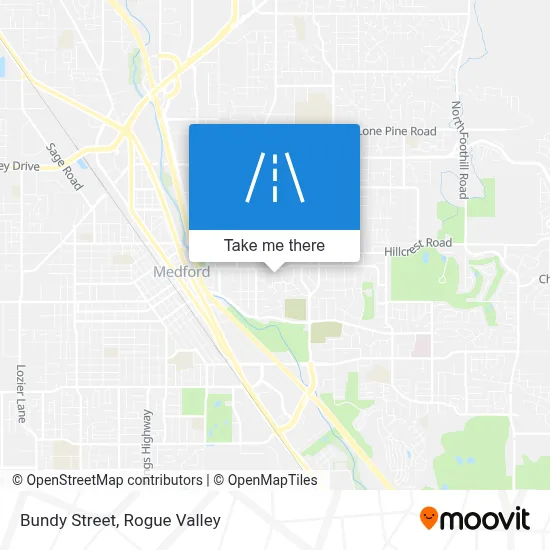 Bundy Street map
