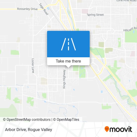 Mapa de Arbor Drive