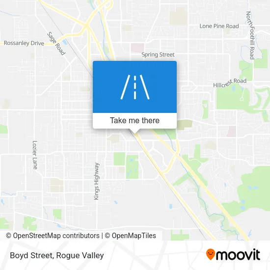 Boyd Street map