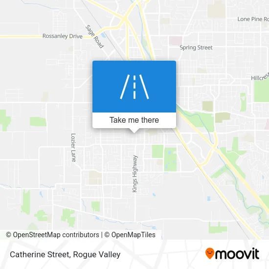 Catherine Street map