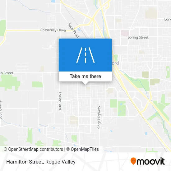 Hamilton Street map