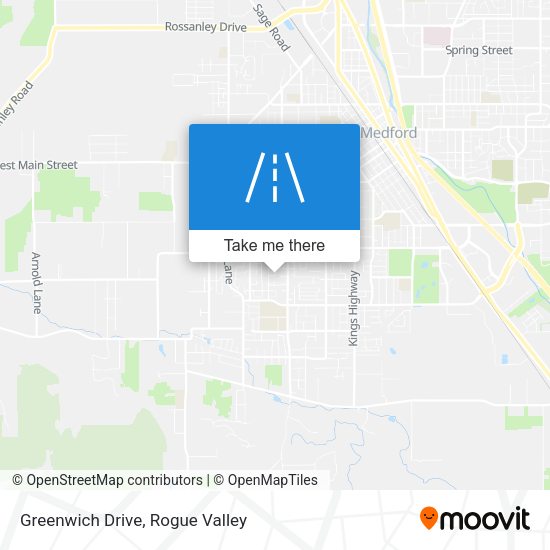 Mapa de Greenwich Drive