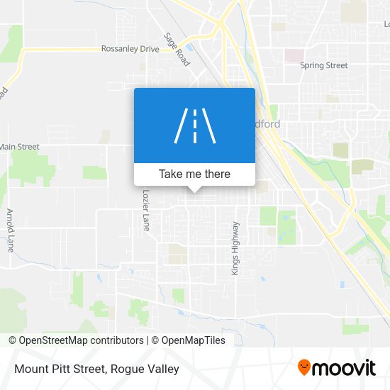 Mount Pitt Street map