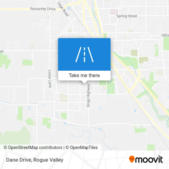 Dane Drive map
