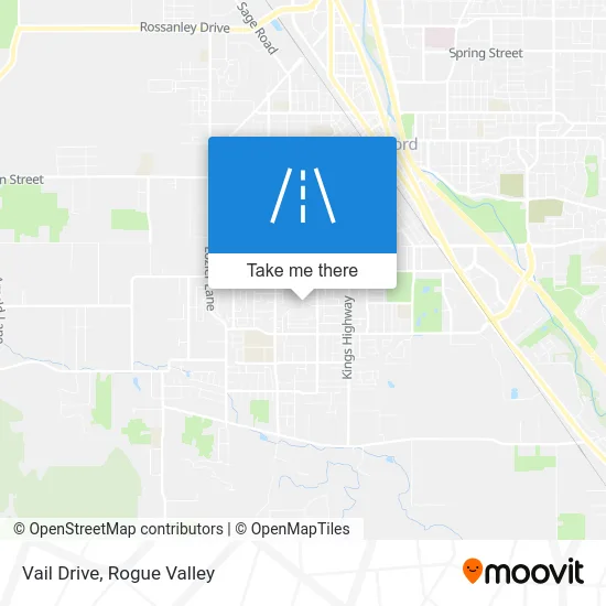 Vail Drive map