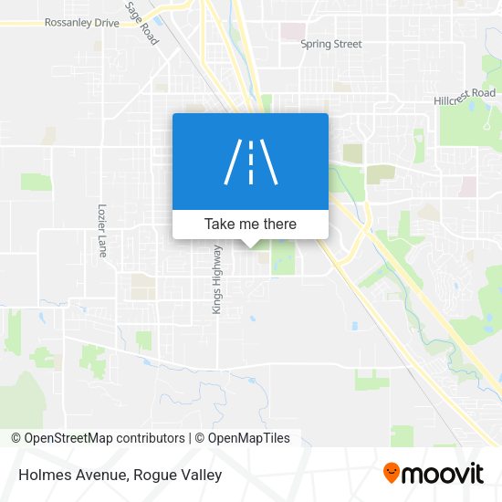 Mapa de Holmes Avenue
