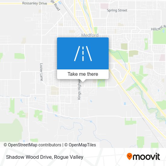 Shadow Wood Drive map
