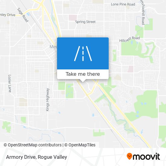 Armory Drive map