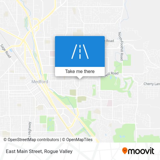 Mapa de East Main Street