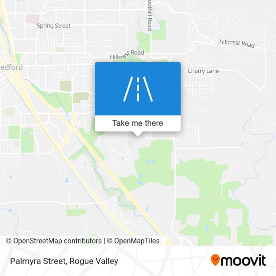 Palmyra Street map