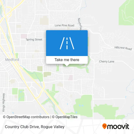 Country Club Drive map