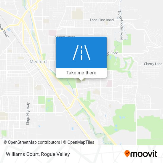Williams Court map