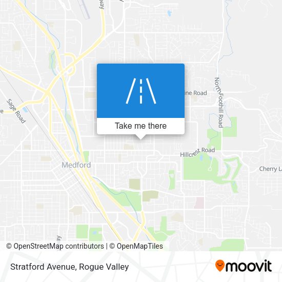 Stratford Avenue map