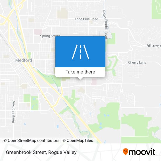 Greenbrook Street map