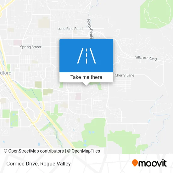Comice Drive map