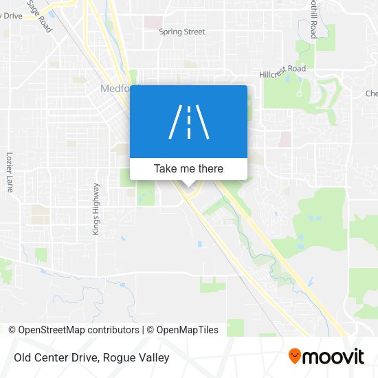 Old Center Drive map