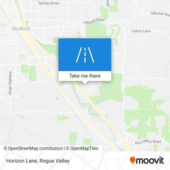 Horizon Lane map