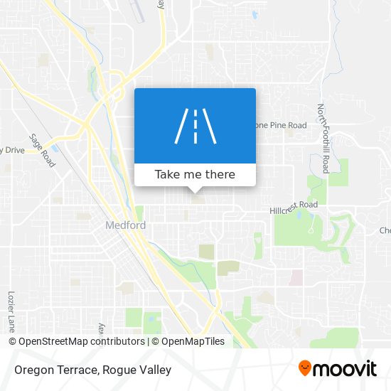 Oregon Terrace map