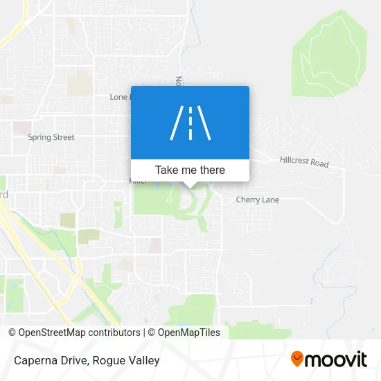 Caperna Drive map