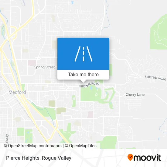 Pierce Heights map