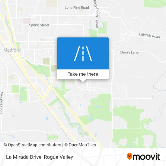 La Mirada Drive map