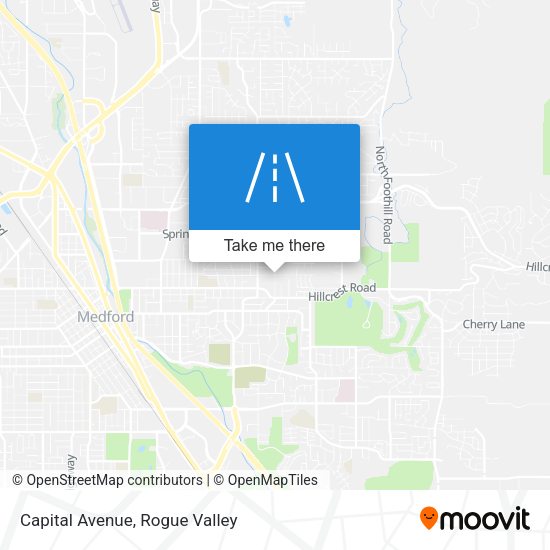 Capital Avenue map