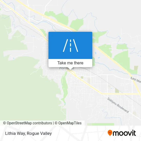 Lithia Way map