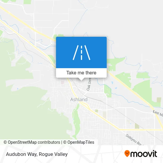 Audubon Way map
