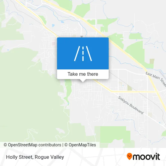 Holly Street map
