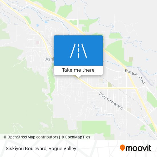 Mapa de Siskiyou Boulevard