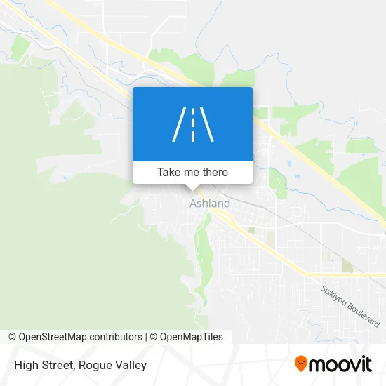 High Street map