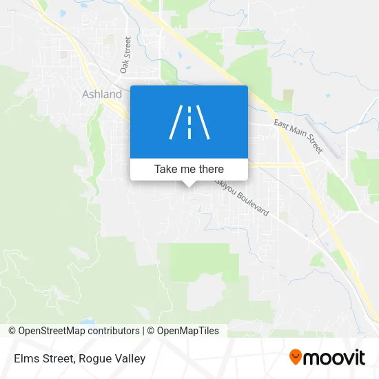 Elms Street map