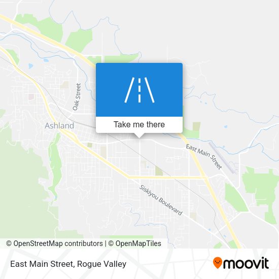 Mapa de East Main Street