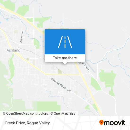 Creek Drive map