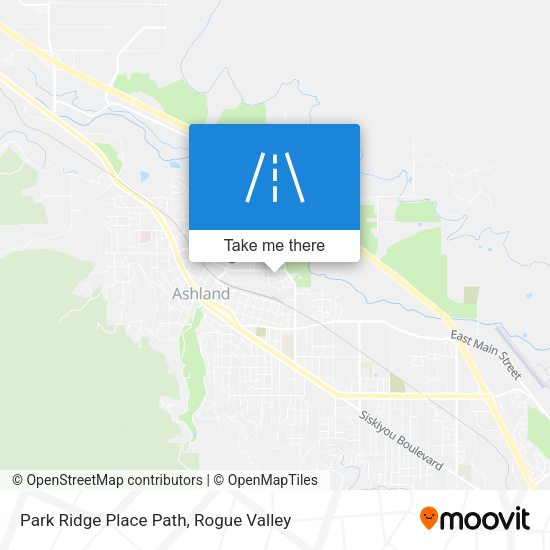 Park Ridge Place Path map