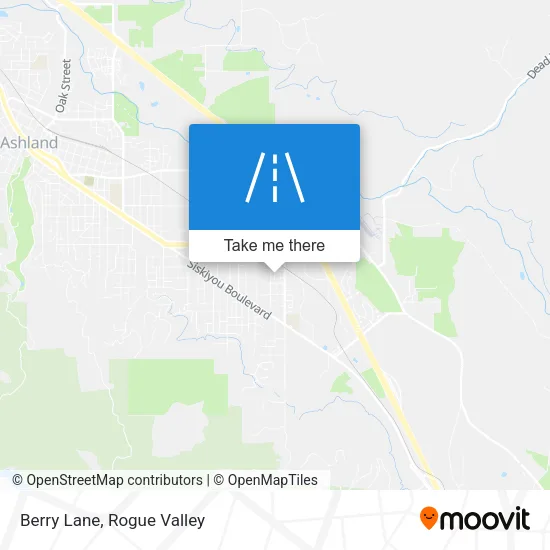 Berry Lane map