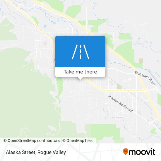 Alaska Street map