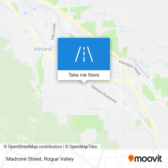 Madrone Street map