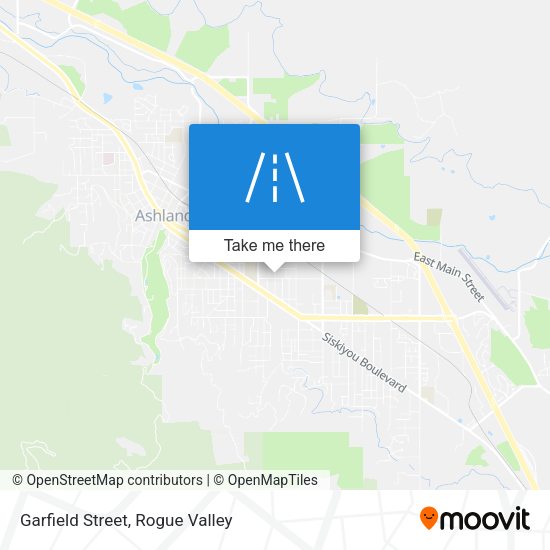 Garfield Street map