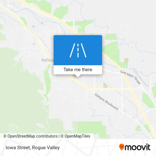 Iowa Street map