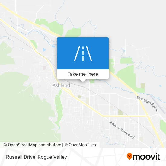 Russell Drive map