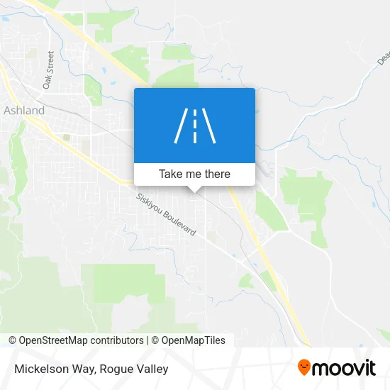 Mickelson Way map