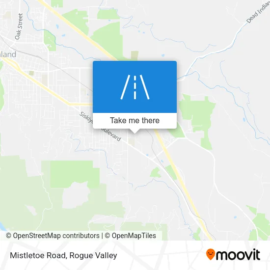 Mistletoe Road map