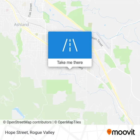 Hope Street map