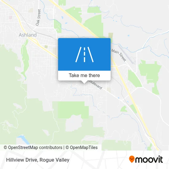 Hillview Drive map