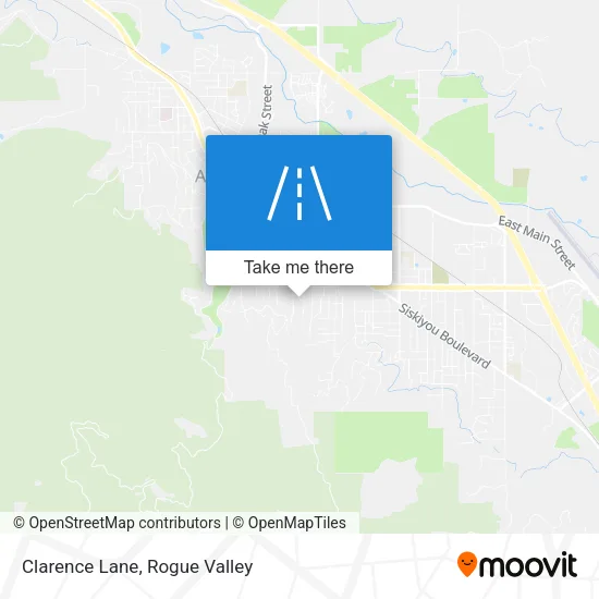 Clarence Lane map