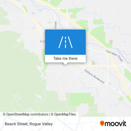 Mapa de Beach Street